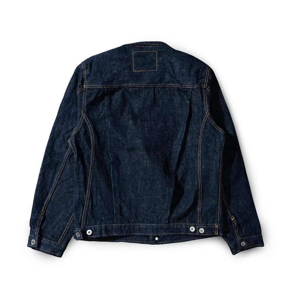 Back view of the Big John M6012RC 16oz Green Label Wild Duck Jacket showing the clean back panel, reinforced seams, and heavyweight duck canvas construction for Clothier & Sons.