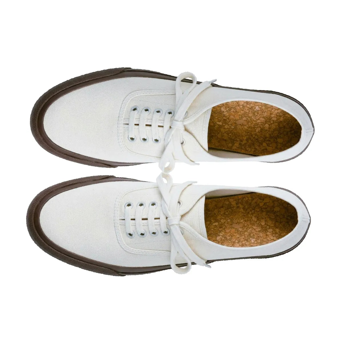 Doek Oxford Ecru Brown Top View