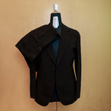 Drop6 Wool Suit Black Jacket Front View