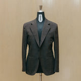 Full body view of the Drop6 Wool Suit Charcoal Grey highlighting overall proportions, classic tailoring lines, and refined wool construction for Clothier & Sons.