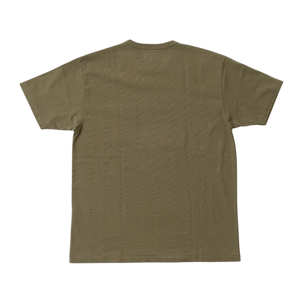 Empire & Sons S/S Crew Pocket Tee American Dry Jersey Amy Green Back View