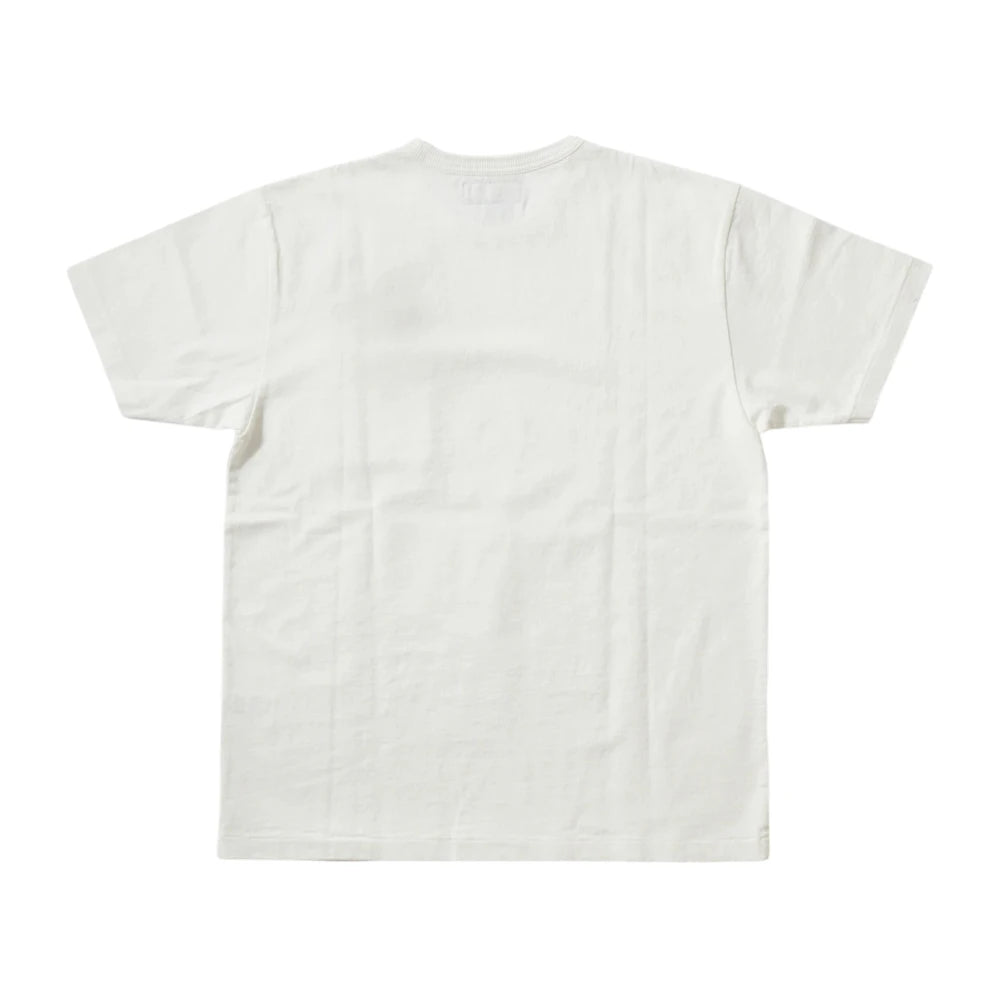 Empire & Sons S/S Crew Pocket Tee American Dry Jersey Off White Back View