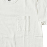 Empire & Sons S/S Crew Pocket Tee American Dry Jersey Off White Chest Pocket Detail