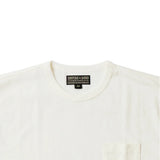 Empire & Sons S/S Crew Pocket Tee American Dry Jersey Off White Collar Detail