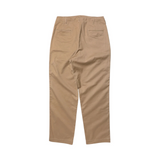 Back view of the Jelado 41 Khaki Lastresort Chino Cloth highlighting rear pocket placement, clean back design, and balanced proportions for Clothier & Sons.
