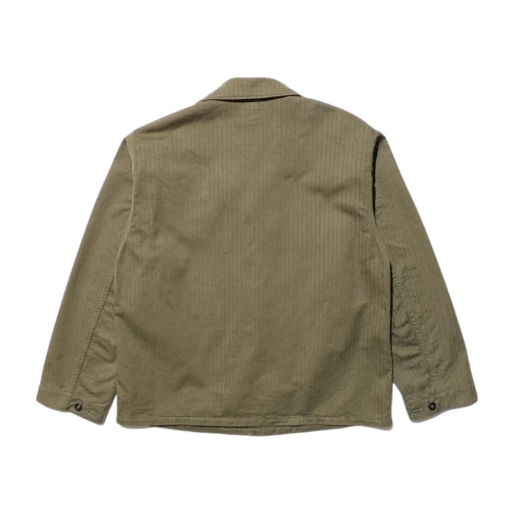 Jelado CM43 HBT Field Jacket Olive Back View
