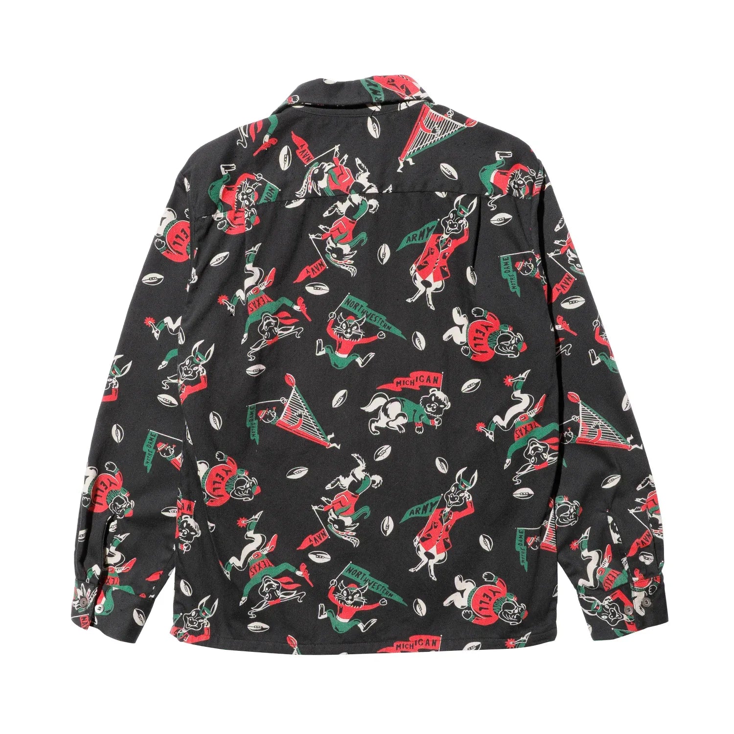 Jelado L/S Westcoast Shirt Black Back View