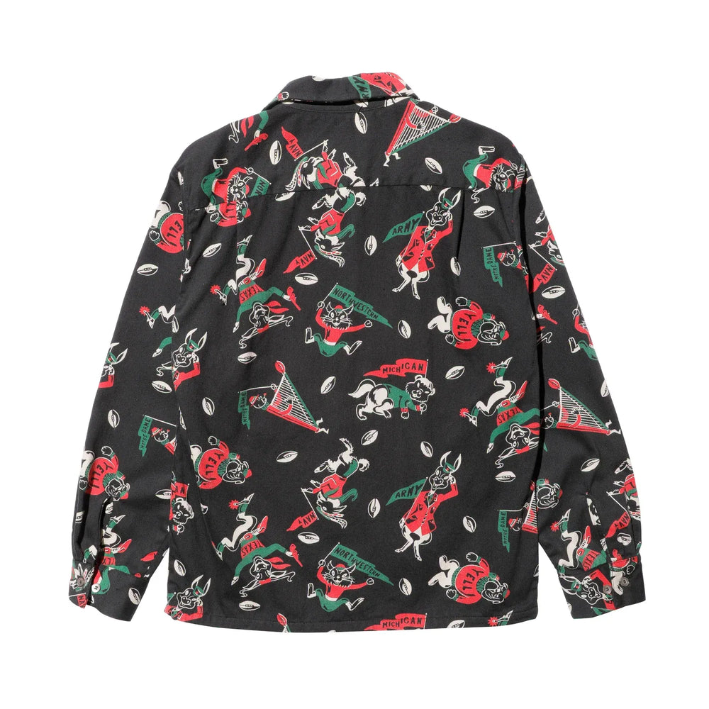 Jelado L/S Westcoast Shirt Black Back View