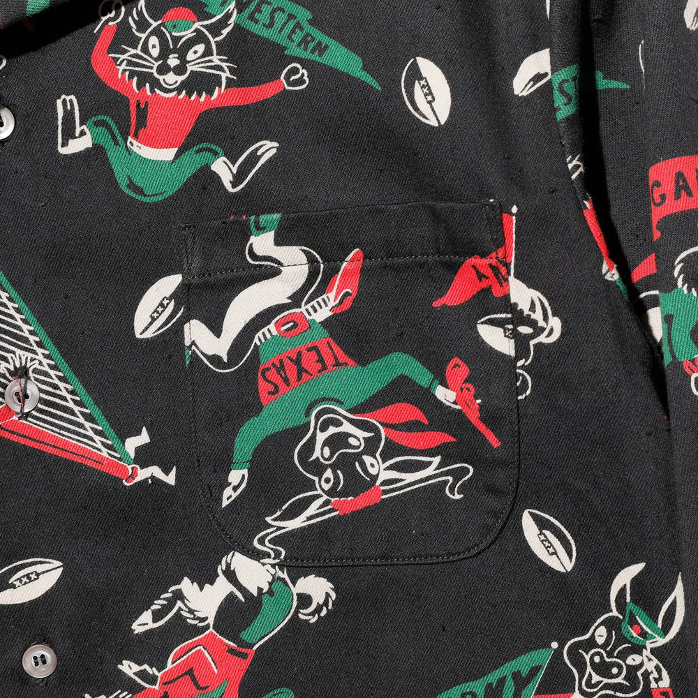 Jelado L/S Westcoast Shirt Black Chest Pocket Detail