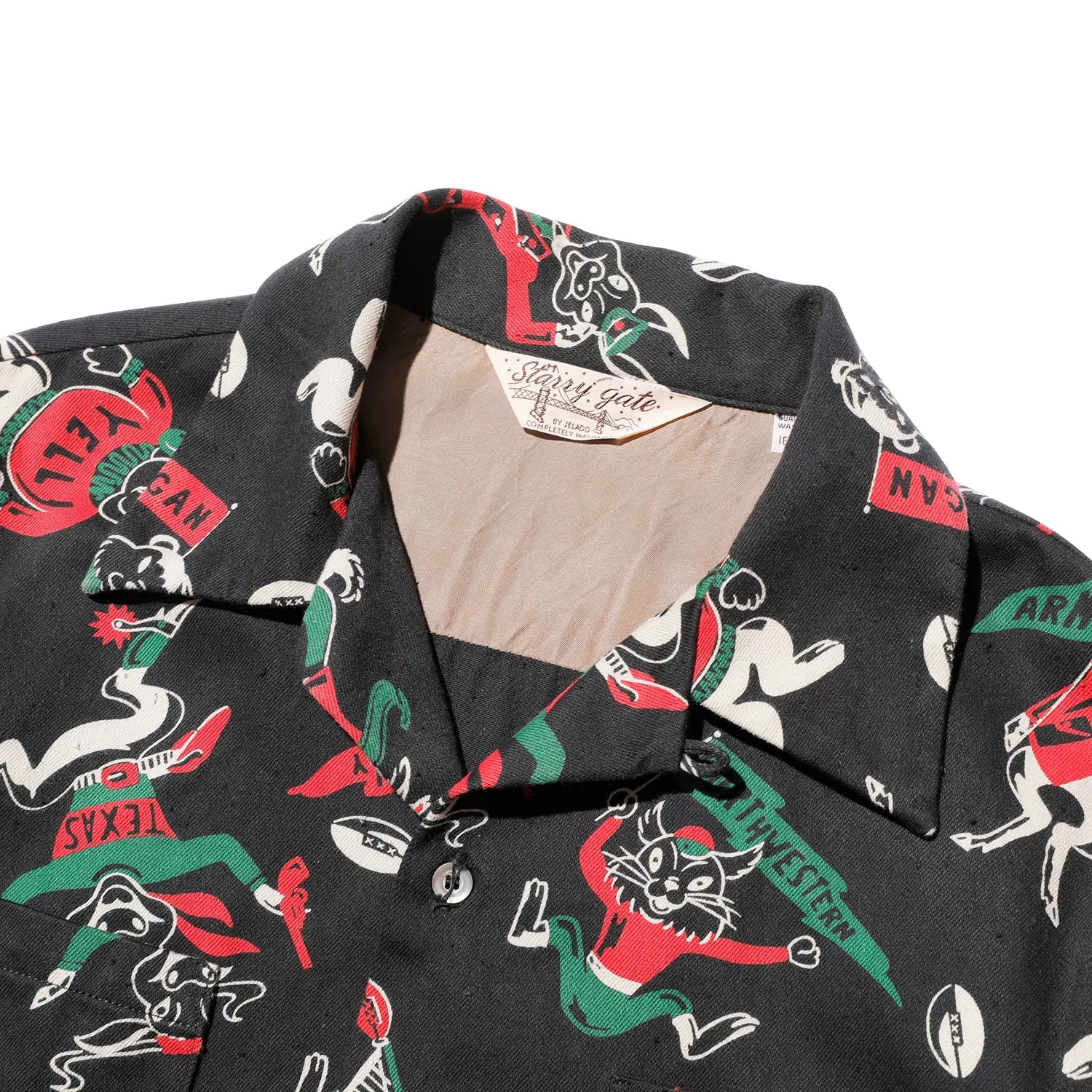 Jelado L/S Westcoast Shirt Black Collar Detail