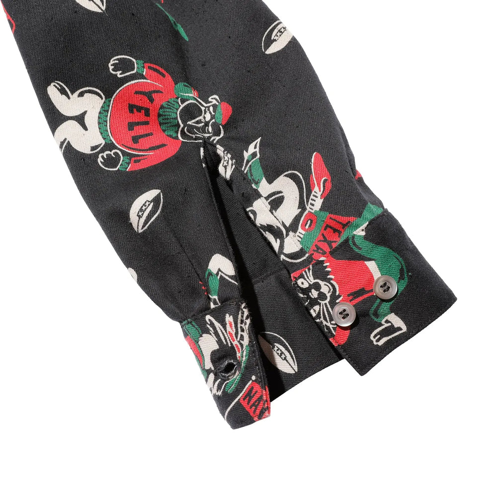 Jelado L/S Westcoast Shirt Black Print Detail