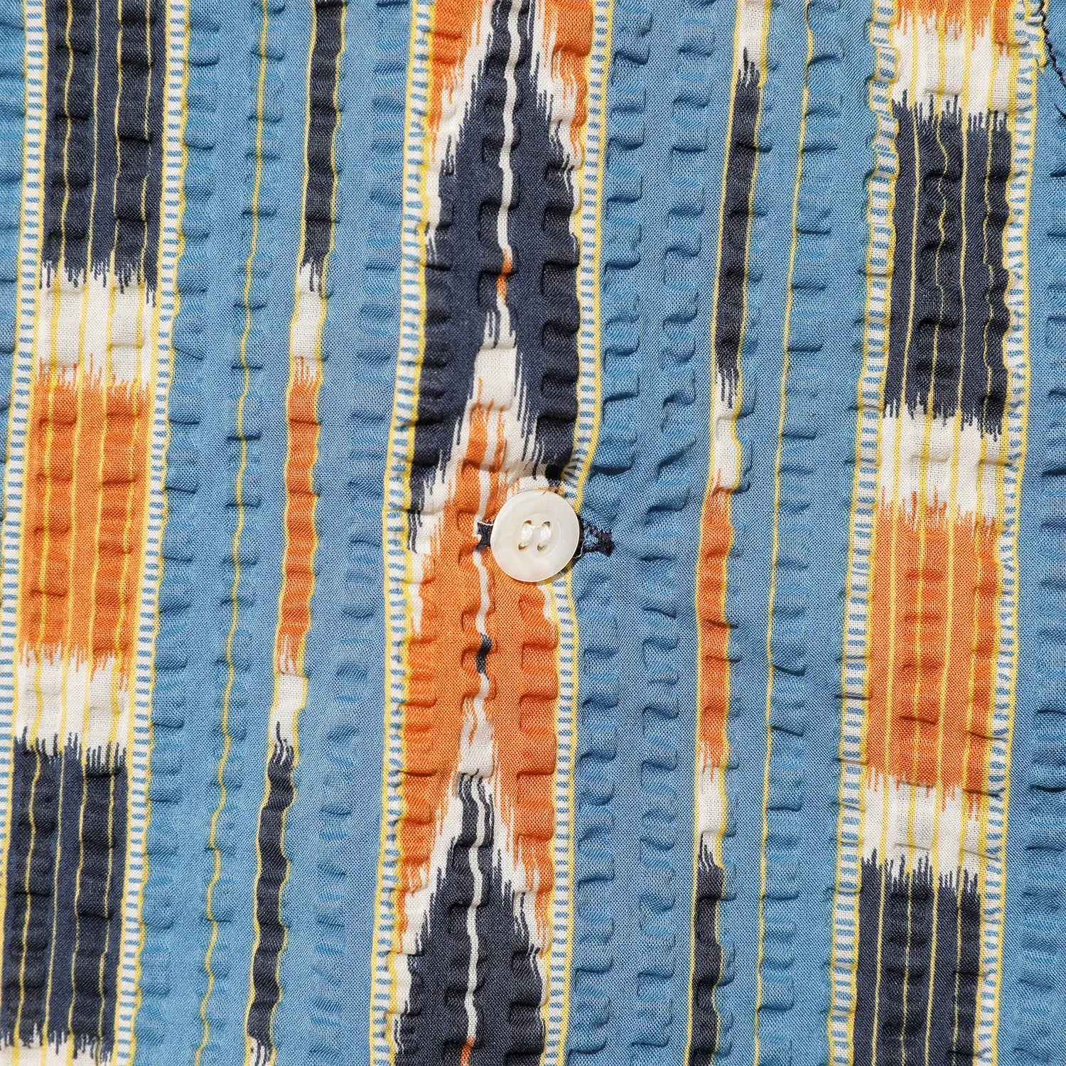 Jelado S/S Westcoast Shirt Hawaii Blue Button Detail