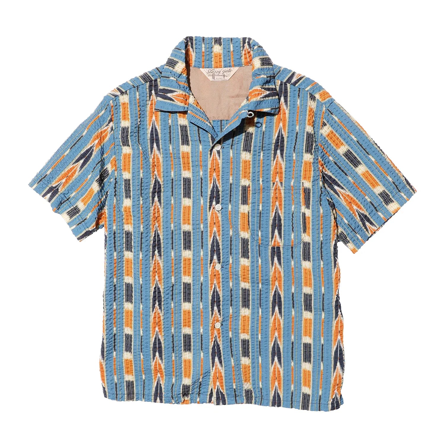 Jelado S/S Westcoast Shirt Hawaii Blue Front View