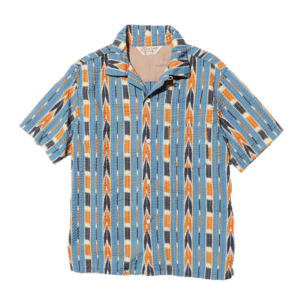 Jelado S/S Westcoast Shirt Hawaii Blue Front View