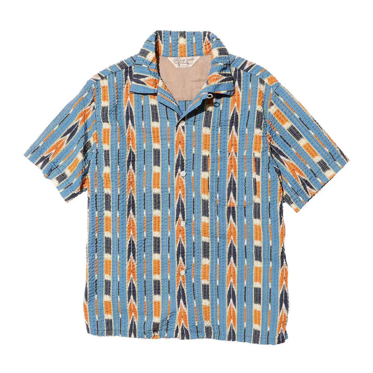 Jelado S/S Westcoast Shirt Hawaii Blue Front View