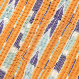 Jelado S/S Westcoast Shirt Orange Fabric Pattern Detail