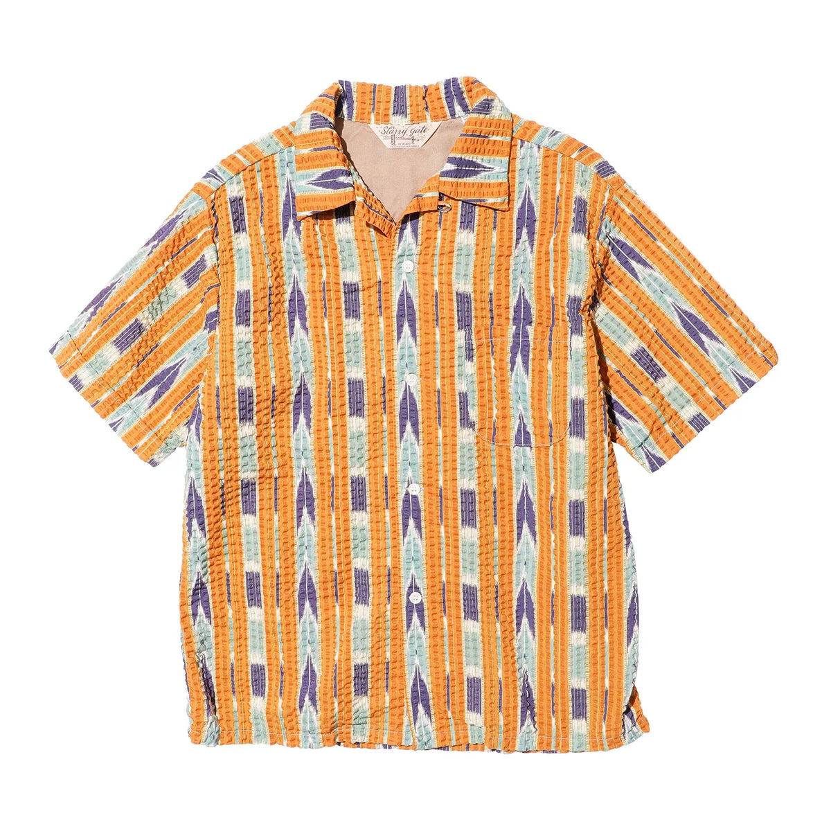 Jelado S/S Westcoast Shirt Orange Front View