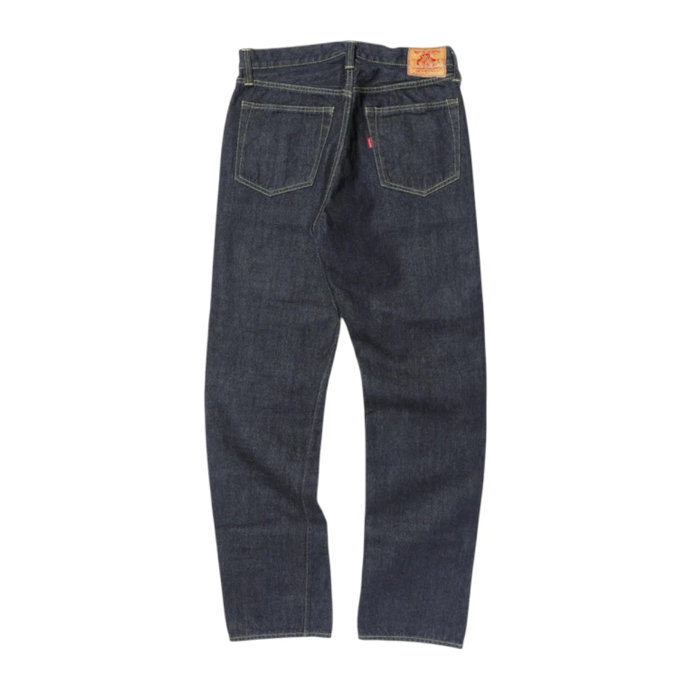 Back view of the Jelado S301xx 1942wpb L-181 Simplified Model highlighting simplified back pocket construction, clean lines, and vintage wartime character for Clothier & Sons.