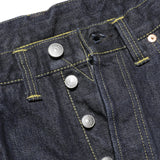 Side profile of the Jelado S301xx 1942wpb L-181 Simplified Model showing leg shape, rise, and balanced vintage proportions for Clothier & Sons.