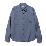 Jelado Smoker Shirt Flake Navy Front View