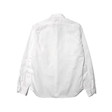 Back view of the Jelado Smoker Shirt White highlighting clean back construction, balanced proportions, and heritage workwear styling for Clothier & Sons.
