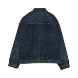 New Manual #001 T-Back Denim Jacket Indigo Back View