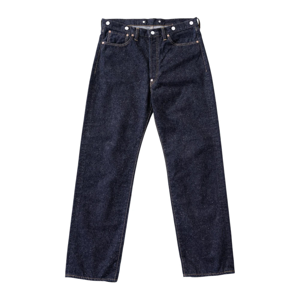 New Manual #002 1942 LV Jeans One Washed Dark Indigo Front View