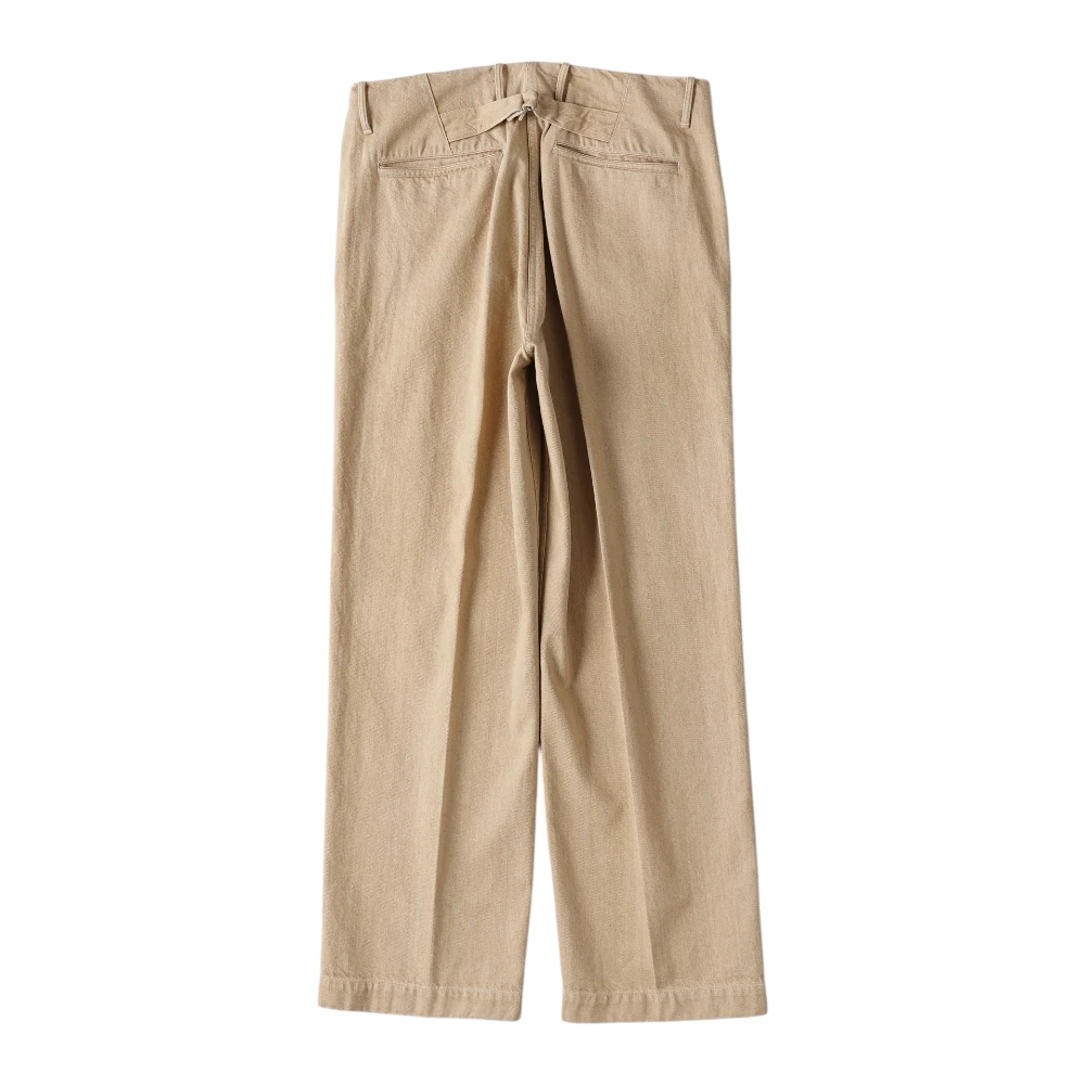 old joe liberty trouser sand straight silhouette detail
