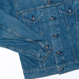 เนื้อผ้าเดนิมของ orSlow Type 3 Used Wash เท็กซ์เจอร์ฟอกอ่อนให้ความรู้สึกสวมใส่ง่ายและเป็นธรรมชาติ