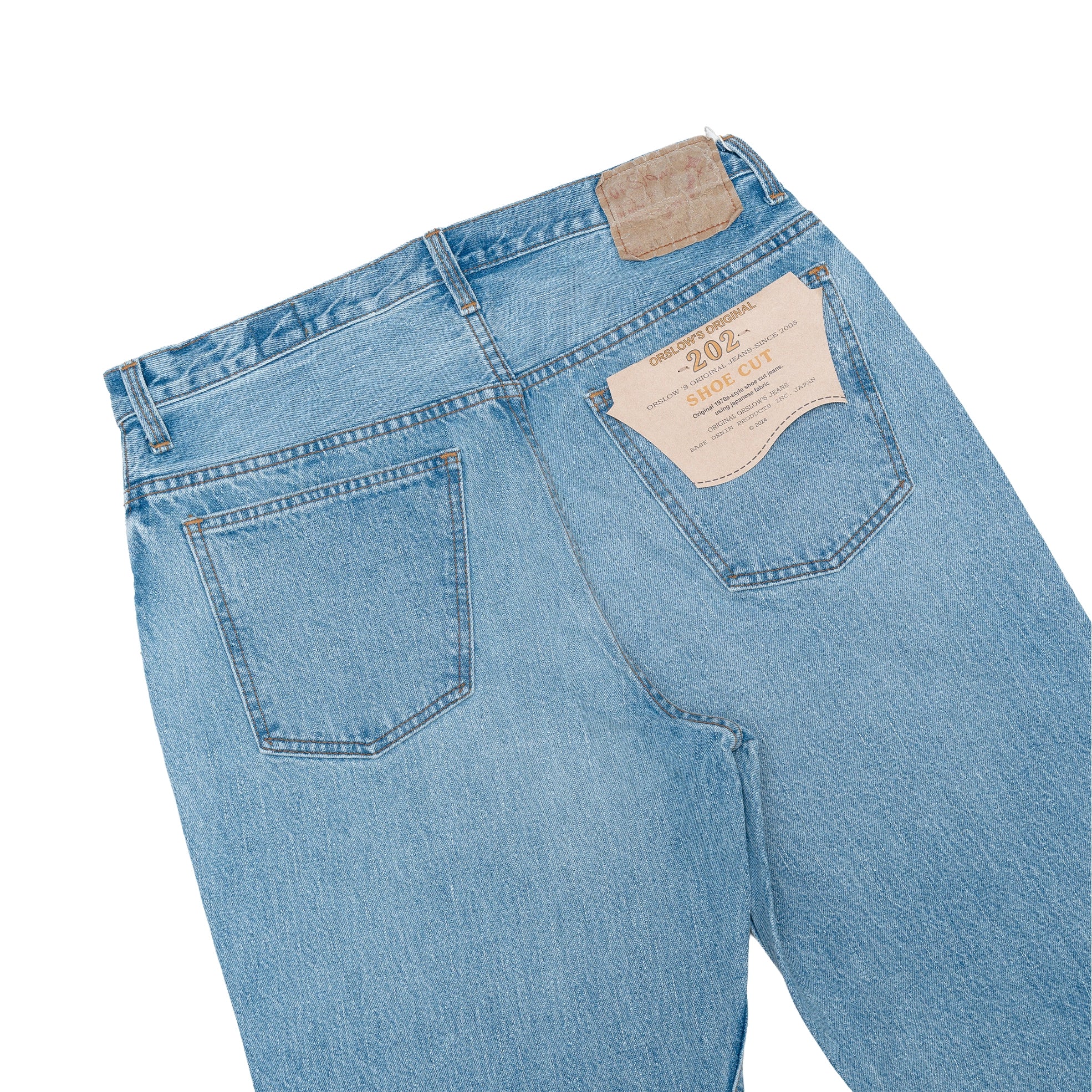 Orslow x Clothierandsons 202 Shoe Cut Jeans Sky Blue