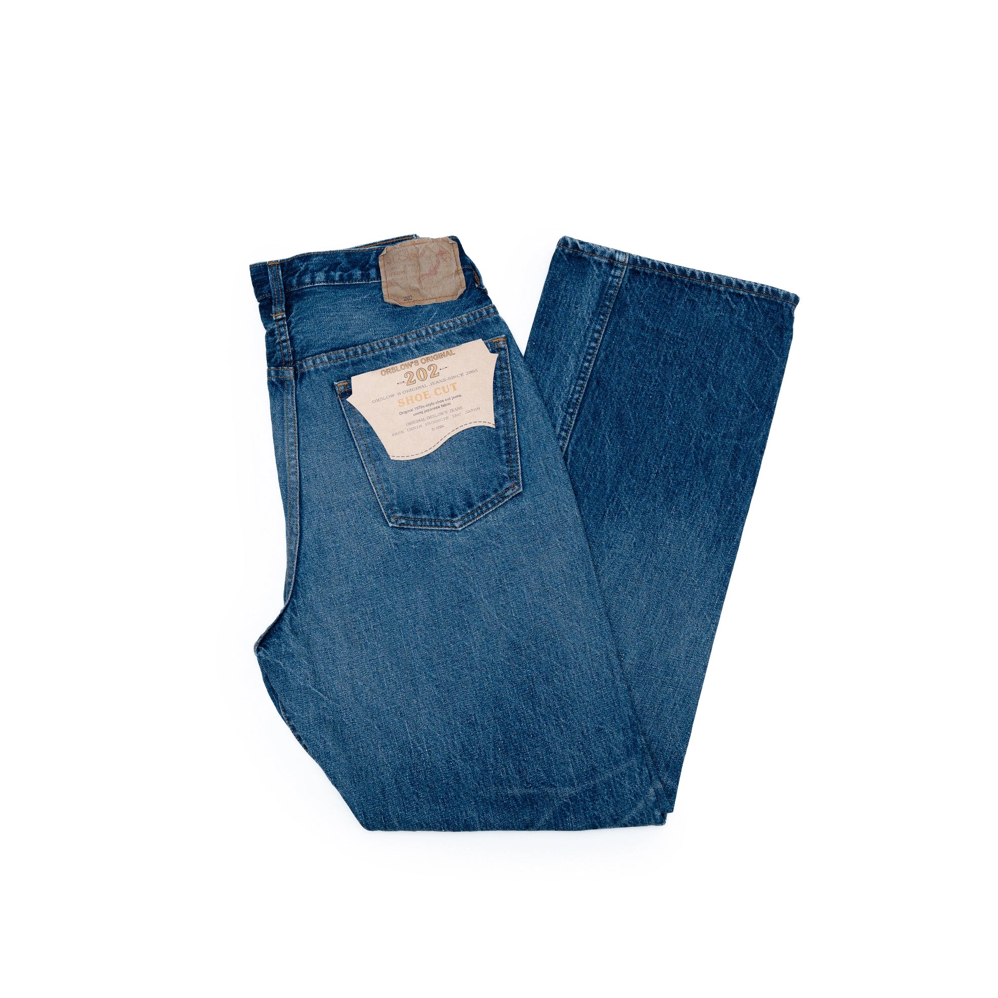 Orslow x Clothierandsons 202 Shoe Cut Jeans 2 Year Wash