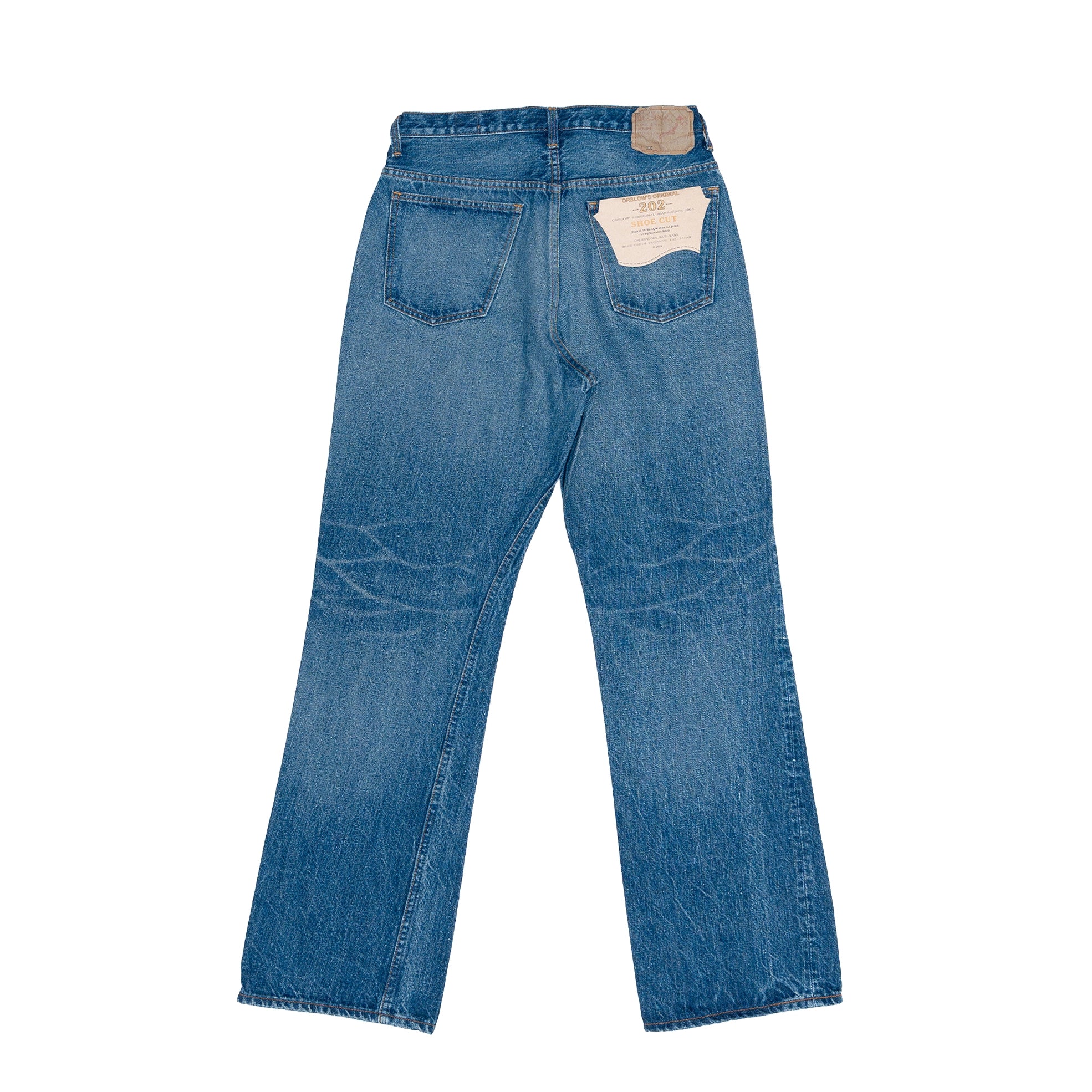 Orslow x Clothierandsons 202 Shoe Cut Jeans 2 Year Wash