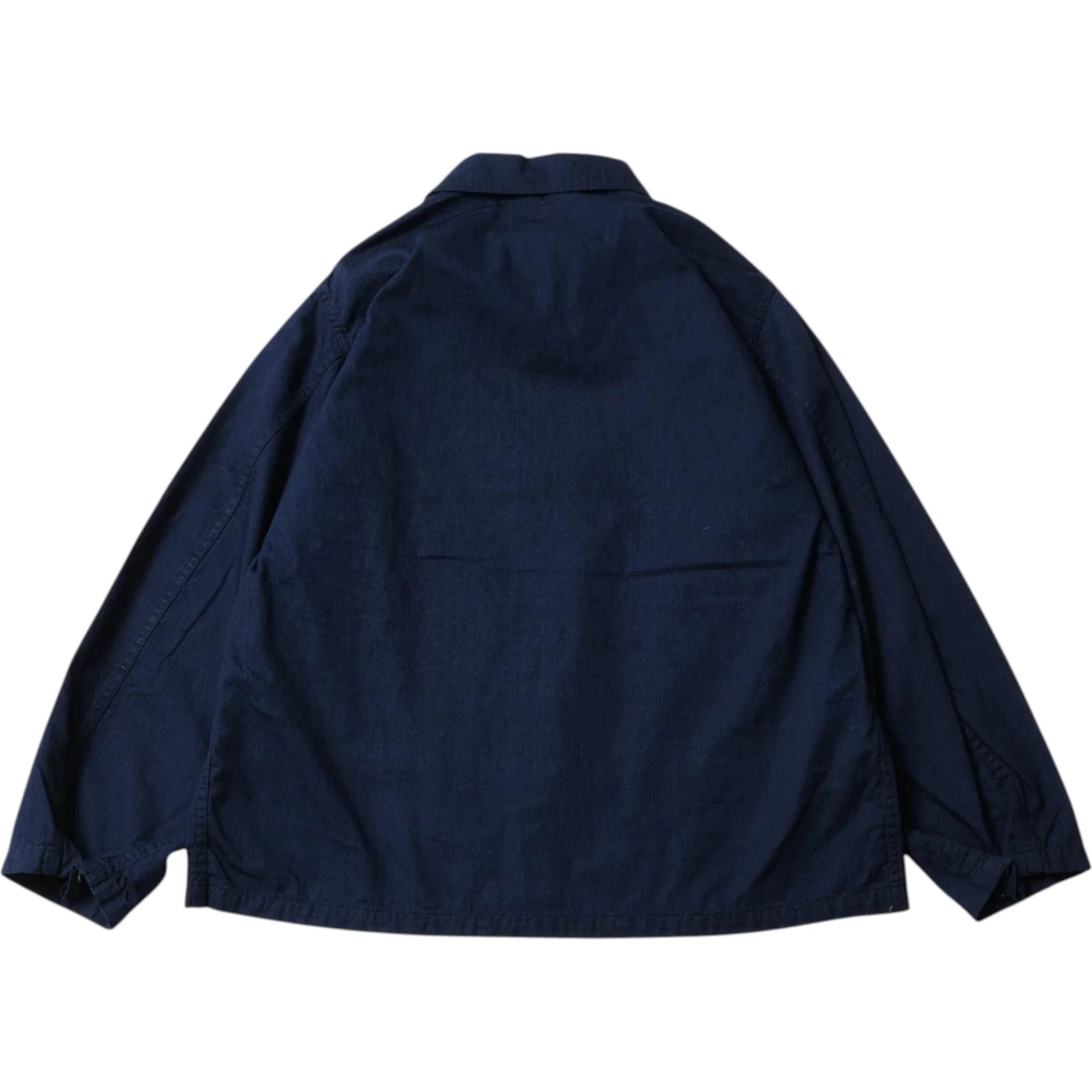 Back view of the Post O’Alls 12006-VTI Walkabout Vintage Twill Indigo highlighting clean back construction and vintage-inspired proportions for Clothier & Sons.
