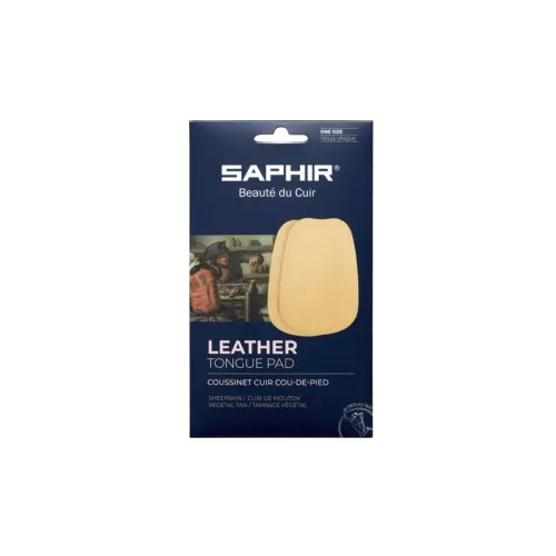 Saphir Leather Tongue Pad Front View