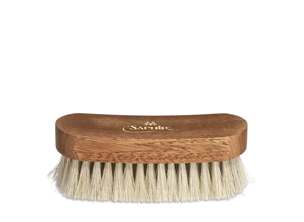 Saphir MDO Mini Horsehair Brush Front View