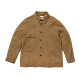 Seuvas C/W Raglan Coverall In Khaki, Front View On Mannequin.