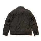Seuvas L/C Trucker Jacket Charcoal Back View