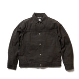 Seuvas L/C Trucker Jacket Charcoal Front View