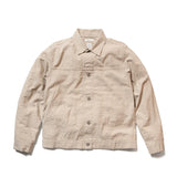 Seuvas L/C Trucker Jacket Natural Front View