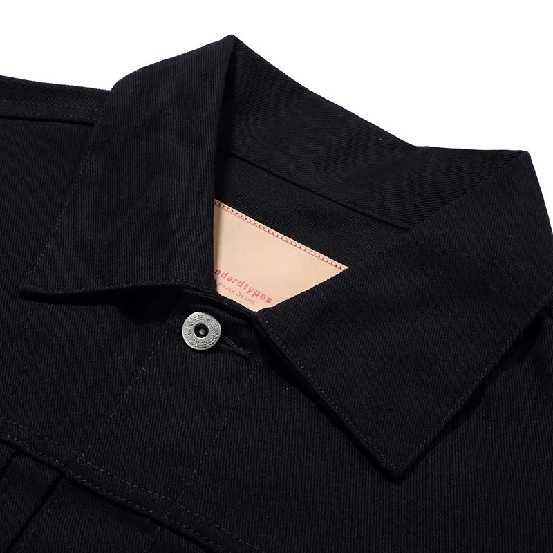 Standard Types ST117 WWII Type 1 Jacket Black Collar Detail