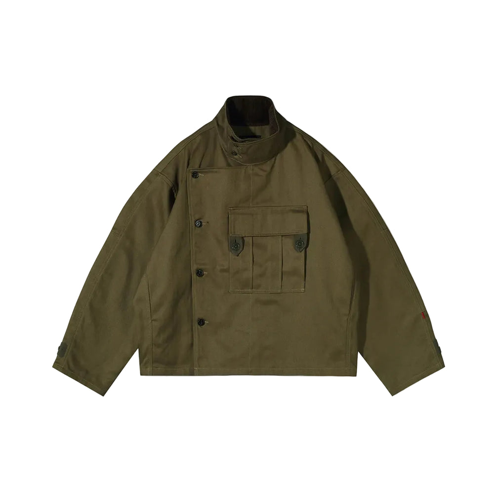 Standard Types ST121 Swedish Jacket HBT Green Front View