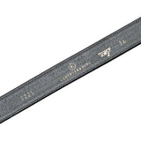 Tory Leather For Clothier and Sons 1” Bridle Deer Print Grain Black Gold Buckle 3225 Leather Detail