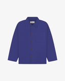 Uskees 3001 Buttoned Overshirt - Ultra Blue