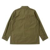 Universal Works Recycled Polytech Jungle Jacket Olive Back View