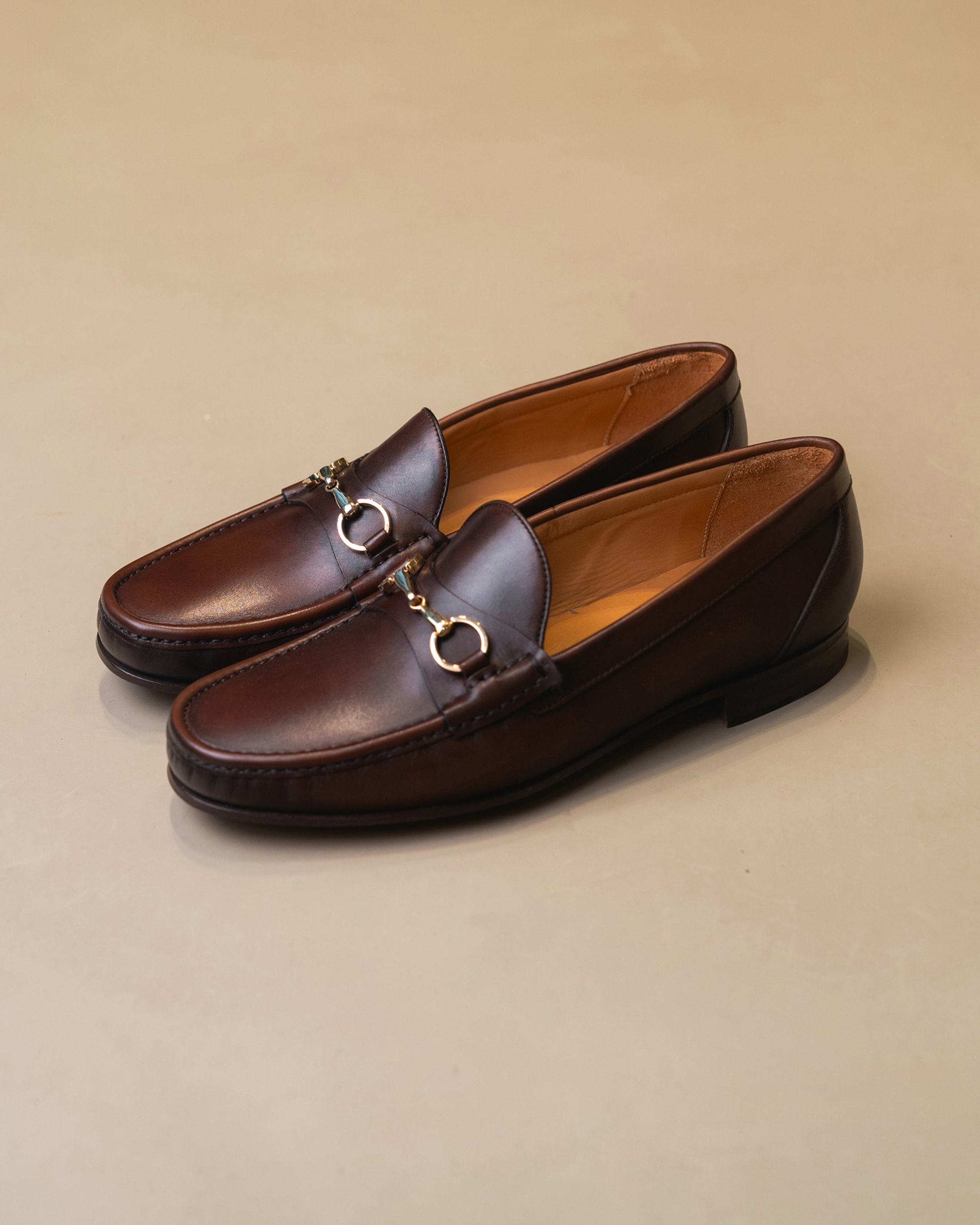 BERWICK Horse Bit Loafers Nomera – Dark Brown