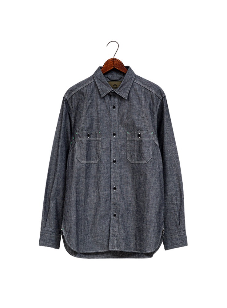 【2024年】高評価レビューアイテム特集 Medical New CABOURN NIGEL Shirt Sons and Clothier - Indigo トップス