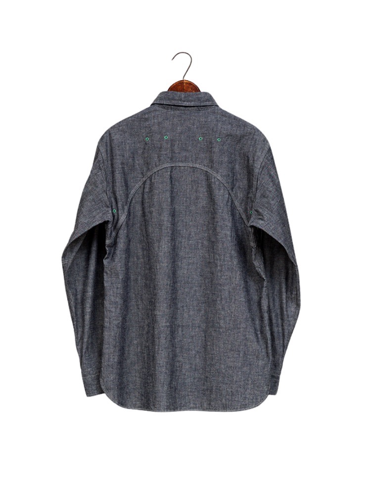 NIGEL CABOURN New Medical Shirt Indigo - Clothier and Sons