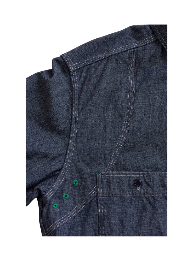 NIGEL CABOURN New Medical Shirt Indigo - Clothier and Sons