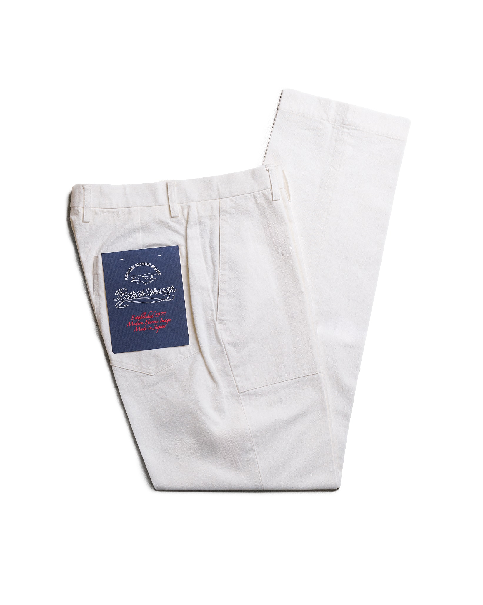 BARNSTORMER Dress Fatigue Pants Off White