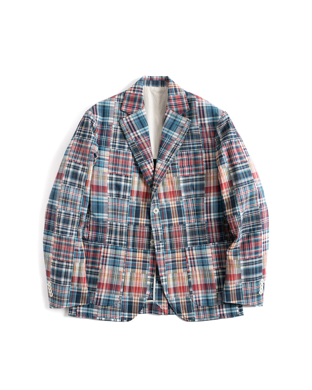 BOOGIE HOLIDAY 13 Madras Check Sport Coat Red